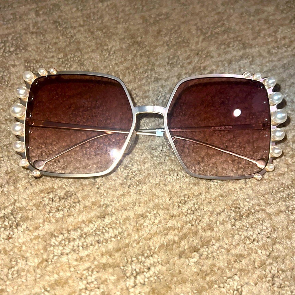 Anthropology pearl sunglasses.